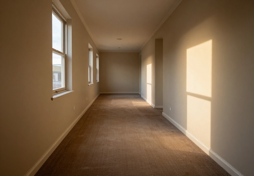 Dry and clean carpet in the same Loftus living room after professional drying
